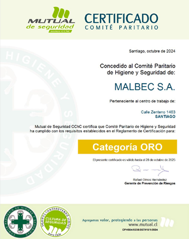certificado